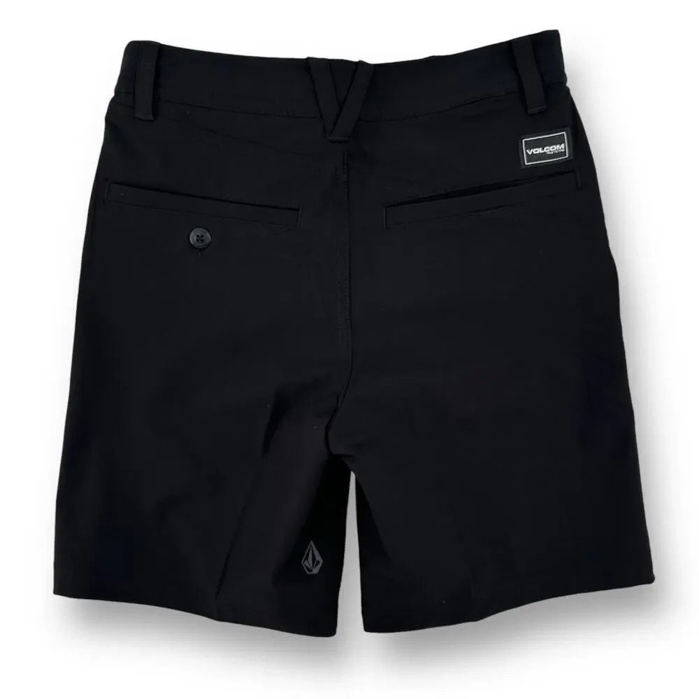 Volcom Frickin Cross Shred Static Shorts Big Boys Size 26 Medium 12 Black